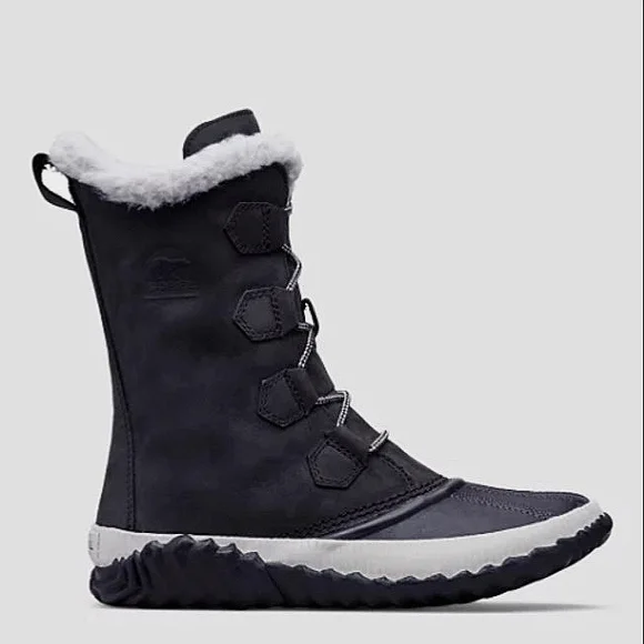 New w/Box Sorel Out N About Plus Women's Tall Waterproof Rain & Snow Boots Sz 10